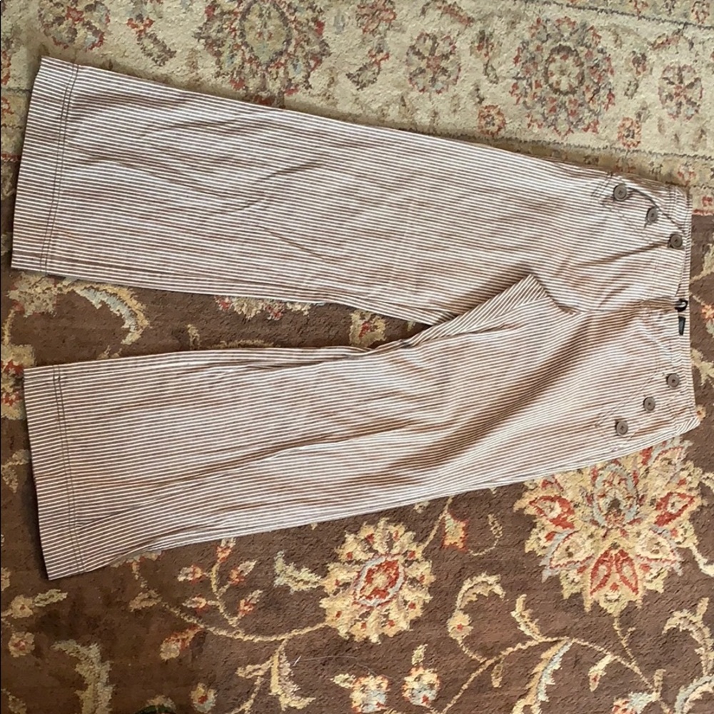 Wide leg sailor style pants